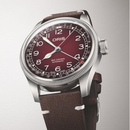 Montre Oris X Cervo Volante Big Crown Pointer Date | Bordeaux