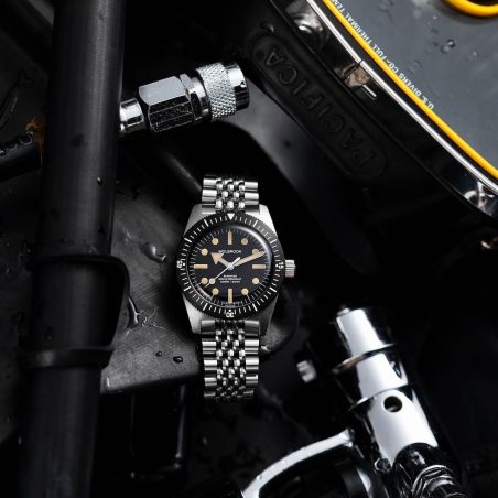 Montre Wolbrook Skindiver 38 Automatic Black Vintage