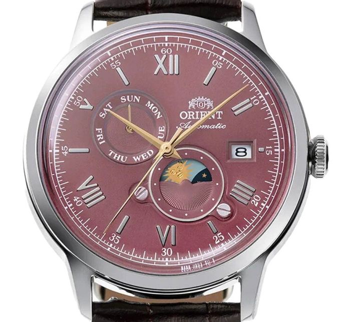 Montre Orient Bambino V9 Sun & Moon RA-AK0807R
