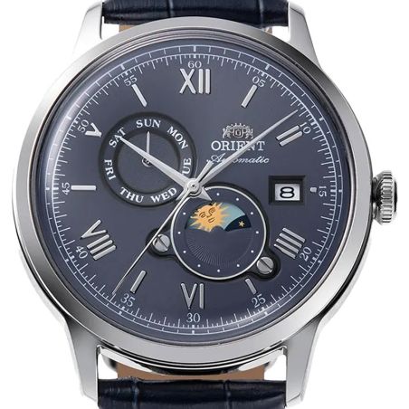 Montre Orient Bambino V9 Sun & Moon RA-AK0806L 