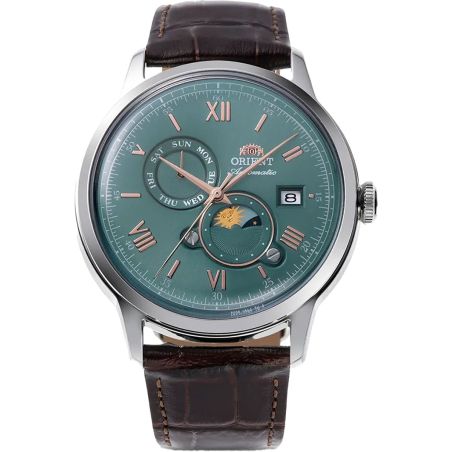 Montre Orient Bambino V9 Sun & Moon RA-AK0805E 