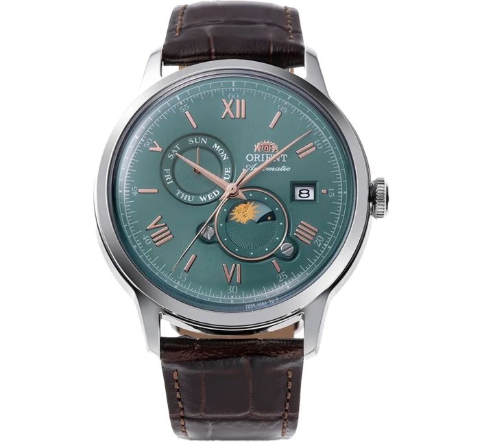 Montre Orient Bambino V9 Sun & Moon RA-AK0805E 