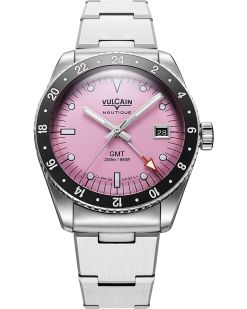 Montre Vulcain Skindiver Nautique GMT Pink Limited Edition