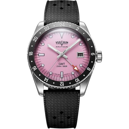 Montre Vulcain Skindiver Nautique GMT Pink Limited Edition