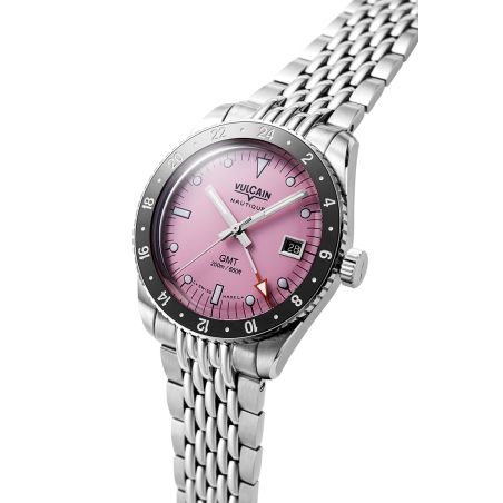 Montre Vulcain Skindiver Nautique GMT Pink Limited Edition