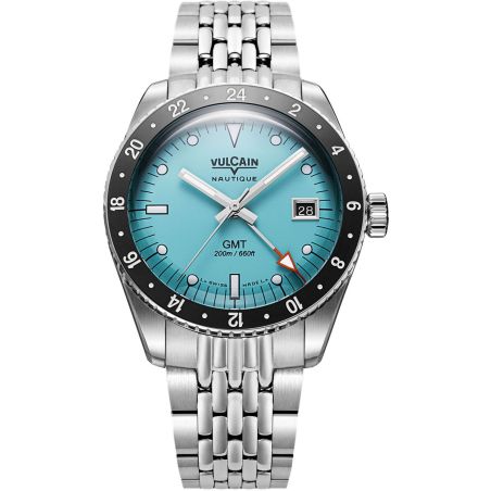 Montre Vulcain Skindiver Nautique GMT Blue Limited Edition