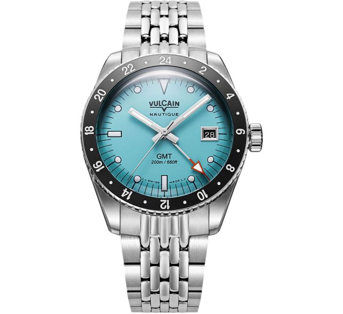 Montre Vulcain Skindiver Nautique GMT Blue Limited Edition