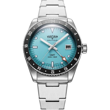 Montre Vulcain Skindiver Nautique GMT Blue Limited Edition