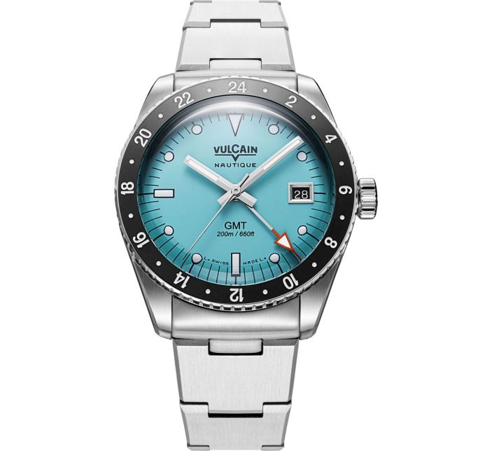Montre Vulcain Skindiver Nautique GMT Blue Limited Edition