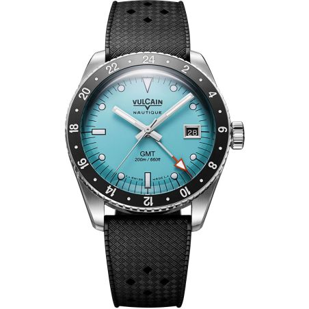 Montre Vulcain Skindiver Nautique GMT Blue Limited Edition