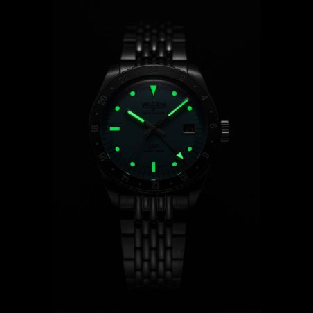 Montre Vulcain Skindiver Nautique GMT Blue Limited Edition