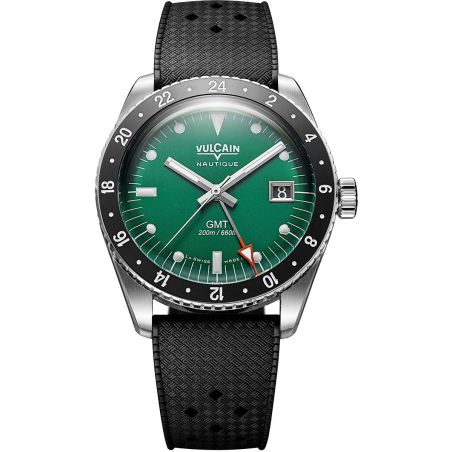 Montre Vulcain Skindiver Nautique GMT Green Limited Edition
