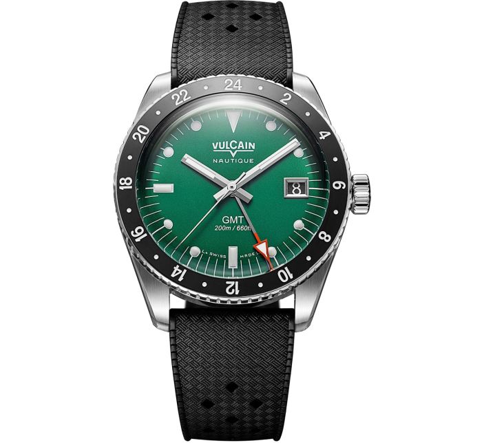 Montre Vulcain Skindiver Nautique GMT Green Limited Edition