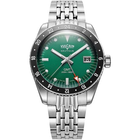 Montre Vulcain Skindiver Nautique GMT Green Limited Edition