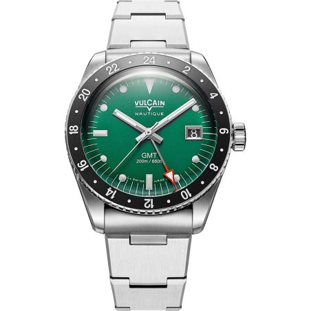 Montre Vulcain Skindiver Nautique GMT Green Limited Edition