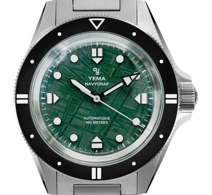 Montre Yema Navygraf Meteorite Vert CMM.10 Limited Edition
