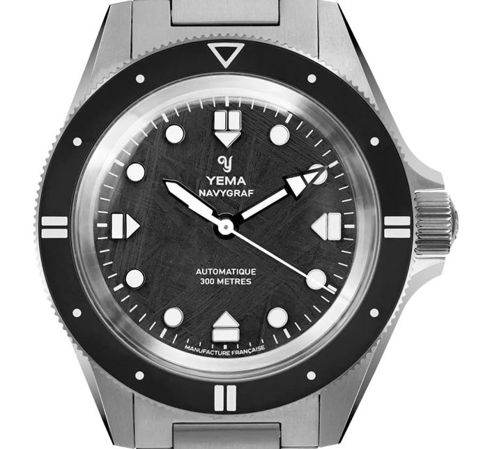 Montre Yema Navygraf Meteorite Noir CMM.10 Limited Edition