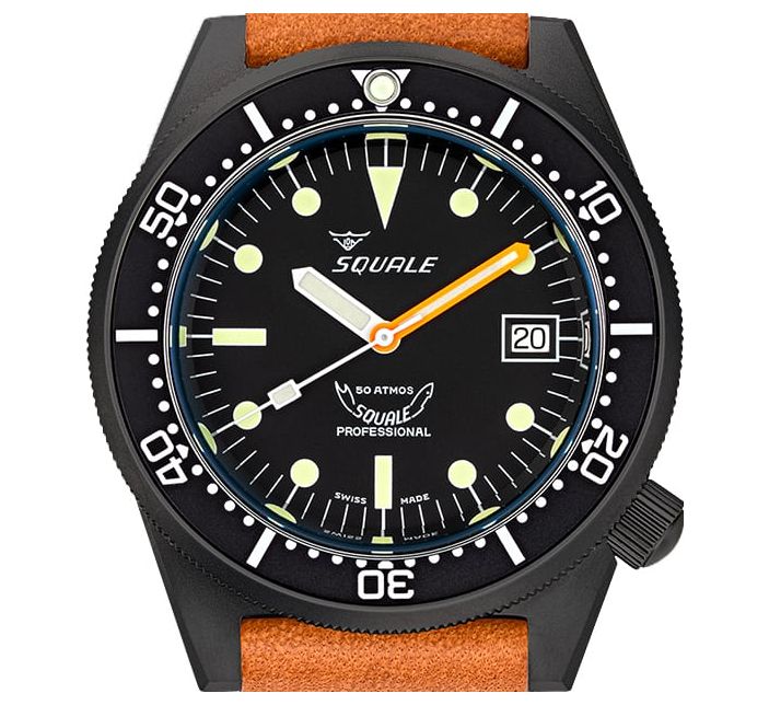 Montre Squale 1521 PVD Leather