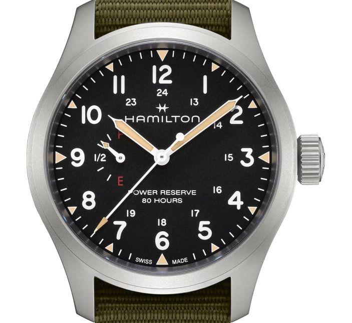 Montre Hamilton Khaki Field Mechanical Power Reserve 40mm H69509930