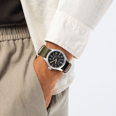 Montre Hamilton Khaki Field Mechanical Power Reserve 40mm H69509930