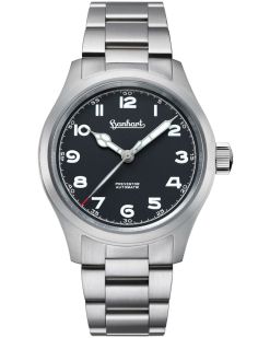 Montre Hanhart Pioneer Preventor HD12™ Black Acier